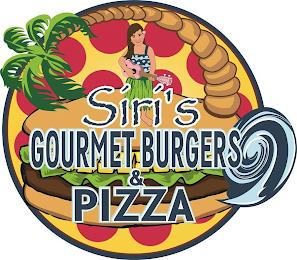 SIRI'S GOURMET BURGERS & PIZZA trademark