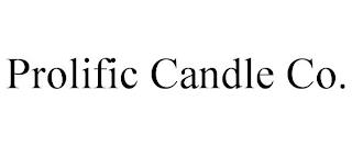 PROLIFIC CANDLE CO. trademark