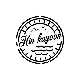 HIN KAYOON trademark