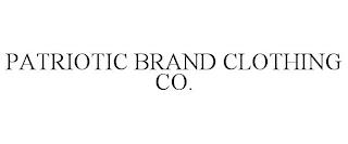 PATRIOTIC BRAND CLOTHING CO. trademark