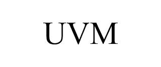 UVM trademark