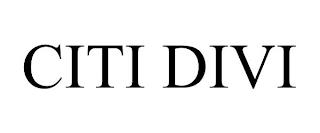 CITI DIVI trademark