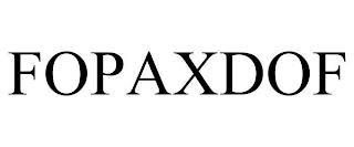 FOPAXDOF trademark