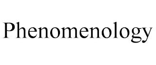 PHENOMENOLOGY trademark