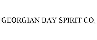 GEORGIAN BAY SPIRIT CO. trademark