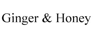 GINGER & HONEY trademark