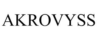 AKROVYSS trademark