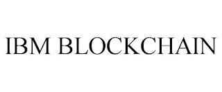 IBM BLOCKCHAIN trademark