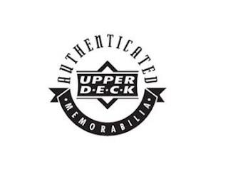 AUTHENTICATED UPPER D · E · C · K · MEMORABILIA · trademark