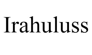 IRAHULUSS trademark