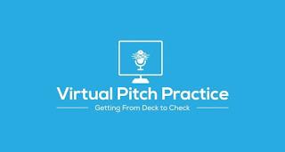 VIRTUAL PITCH PRACTICE GETTING FROM DECK TO CHECK trademark