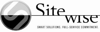 S SITEWISE SMART SOLUTIONS. FULL-SERVICE COMMITMENT. COMMITMENT. trademark