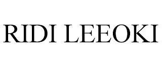 RIDI LEEOKI trademark