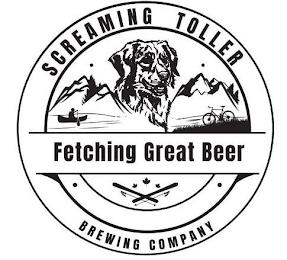 SCREAMING TOLLER BREWING COMPANY FETCHING GREAT BEER trademark