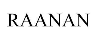 RAANAN trademark