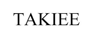 TAKIEE trademark