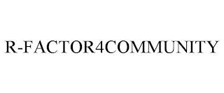 R-FACTOR4COMMUNITY trademark