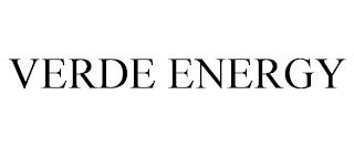 VERDE ENERGY trademark