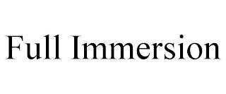 FULL IMMERSION trademark