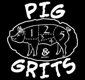 PIG & GRITS 12345 EST. 2014 trademark