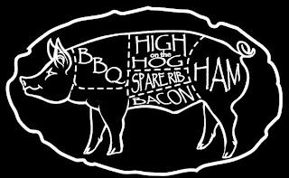 BBQ HIGH ON THE HOG SPARE RIB BACON HAM trademark