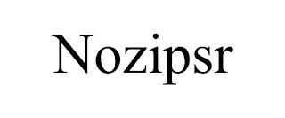 NOZIPSR trademark