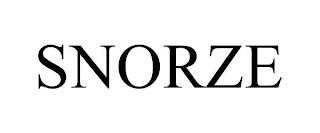 SNORZE trademark