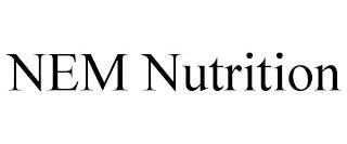 NEM NUTRITION trademark