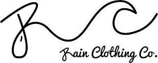 RC RAIN CLOTHING CO. trademark