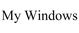 MY WINDOWS trademark