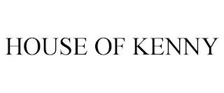 HOUSE OF KENNY trademark