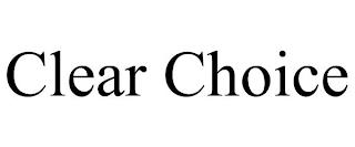 CLEAR CHOICE trademark