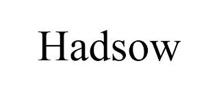 HADSOW trademark