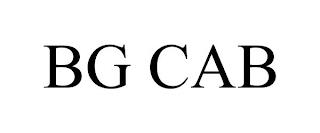 BG CAB trademark