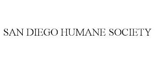 SAN DIEGO HUMANE SOCIETY trademark