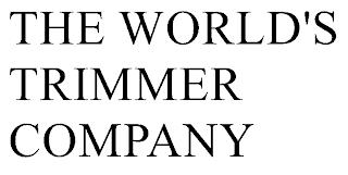 THE WORLD'S TRIMMER COMPANY trademark