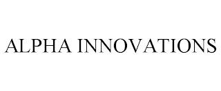 ALPHA INNOVATIONS trademark