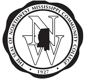 THE SEAL OF NORTHWEST MISSISSIPPI COMMUNITY COLLEGE · 1927 · N W trademark