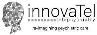 INNOVATEL TELEPSYCHIATRY RE-IMAGINING PSYCHIATRIC CARE trademark