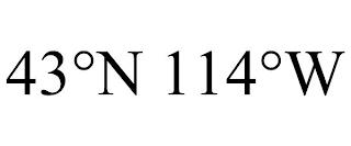 43°N 114°W trademark