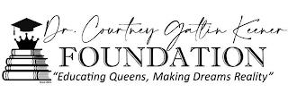 DR. COURTNEY GATLIN KEENER FOUNDATION "EDUCATING QUEENS, MAKING DREAMS REALITY" SINCE 2021 trademark