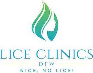 LICE CLINICS DFW NICE, NO LICE trademark