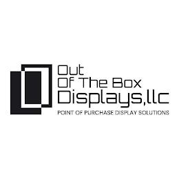 OUT OF THE BOX DISPLAYS, LLC POINT OF PURCHASE DISPLAY SOLUTIONS trademark