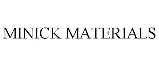 MINICK MATERIALS trademark