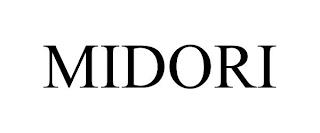 MIDORI trademark