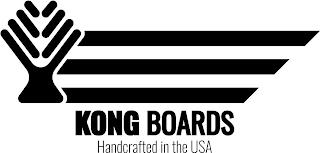 KONG BOARDS HANDCRAFTED IN THE USA trademark