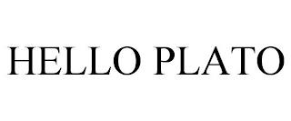 HELLO PLATO trademark