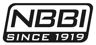 NBBI SINCE 1919 trademark