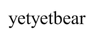 YETYETBEAR trademark