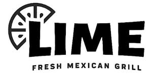 LIME FRESH MEXICAN GRILL trademark